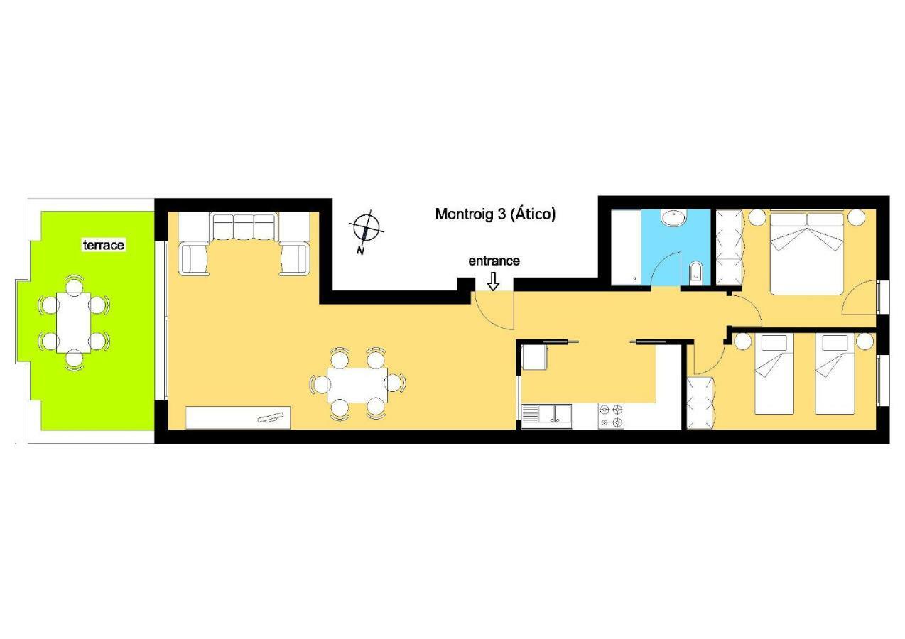 Apartamento Montroig 3 Atico ซีเจส ภายนอก รูปภาพ